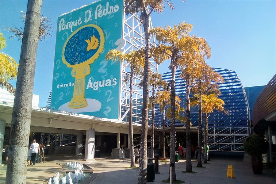 Entrada Águas do Shopping Parque Dom Pedro